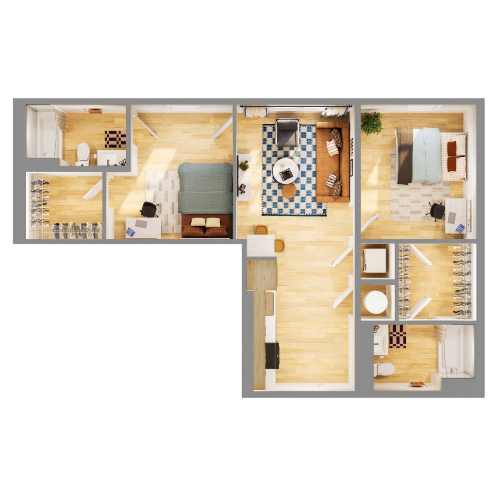 2BR/2BA – B3