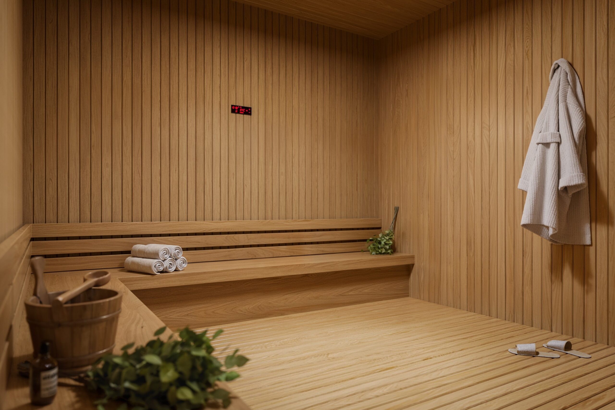 Rendering of the sauna at The Marshall Binghamton